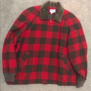 Vintage 90s Pendleton wool plaid buffalo jacket xl